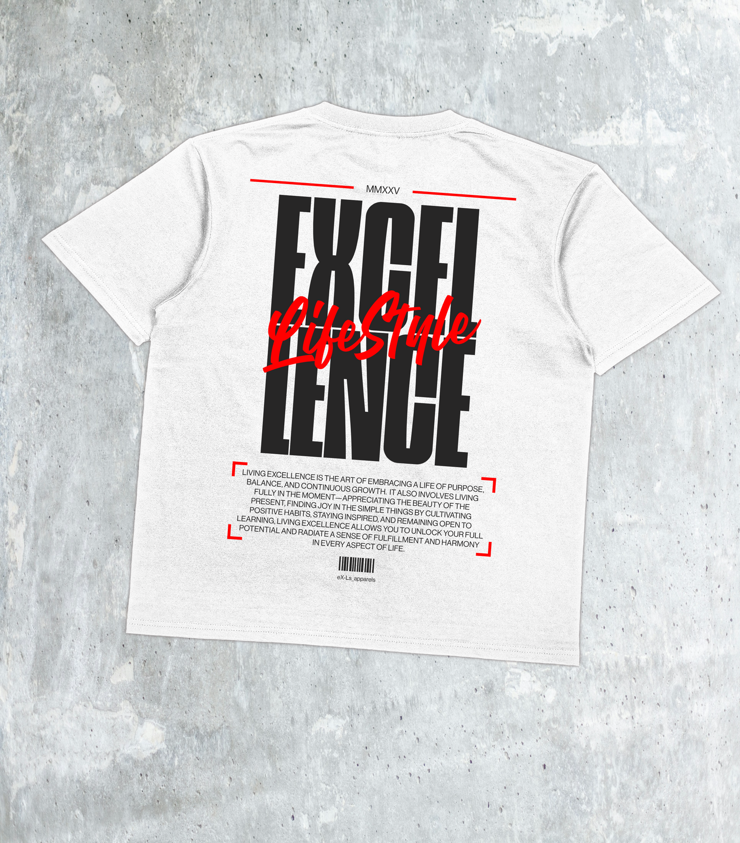 eX-Ls LifeStyle T-Shirt White